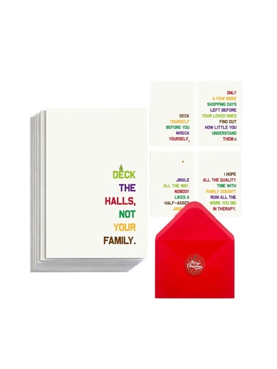 Other - 25 Pack - 8 Different Designs Funny Christmas Cards with Envelopes and Stickers